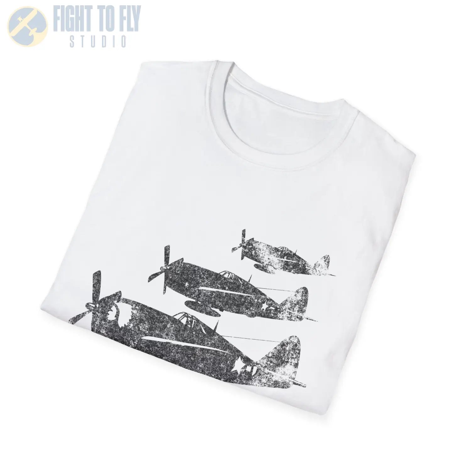 P-47 Thunderbolt “Three in Formation” WWII T-Shirt - Pilot gifts - warbird t-shirt