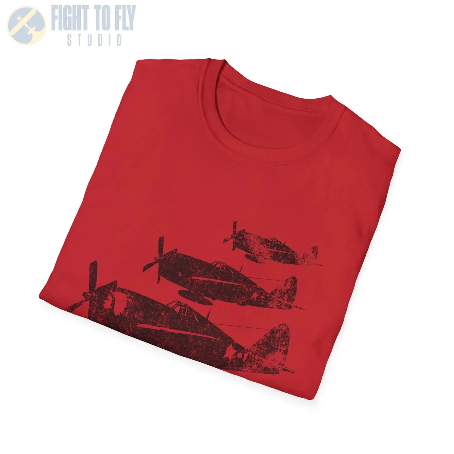 P-47 Thunderbolt “Three in Formation” WWII T-Shirt - Pilot gifts - warbird t-shirt