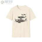 P-47 Thunderbolt “Three in Formation” WWII T-Shirt - Pilot gifts - warbird t-shirt