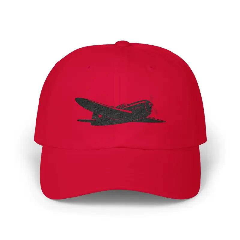 P-47 WWII Warbird Fighter- Black - Hats - Pilot gifts - warbird t-shirt