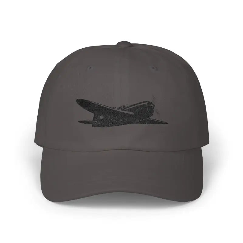 P-47 WWII Warbird Fighter- Black - Hats - Pilot gifts - warbird t-shirt
