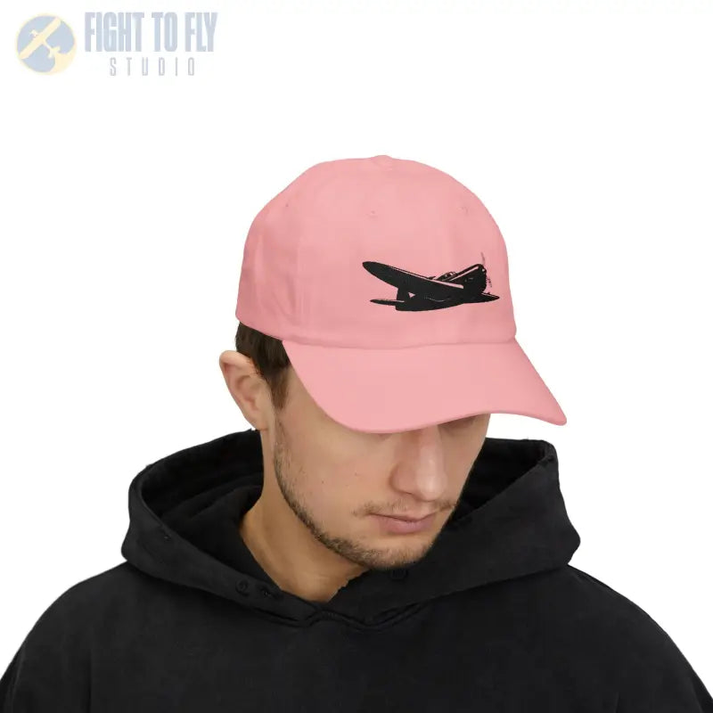 P-47 WWII Warbird Fighter- Black - Hats - Pilot gifts - warbird t-shirt
