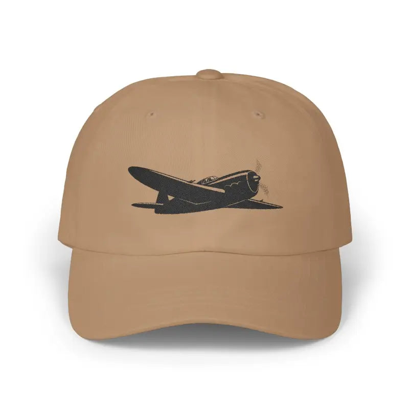 P-47 WWII Warbird Fighter- Black - Hats - Pilot gifts - warbird t-shirt