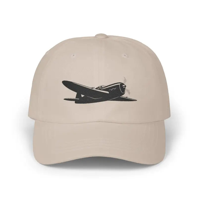 P-47 WWII Warbird Fighter- Black - Hats - Pilot gifts - warbird t-shirt