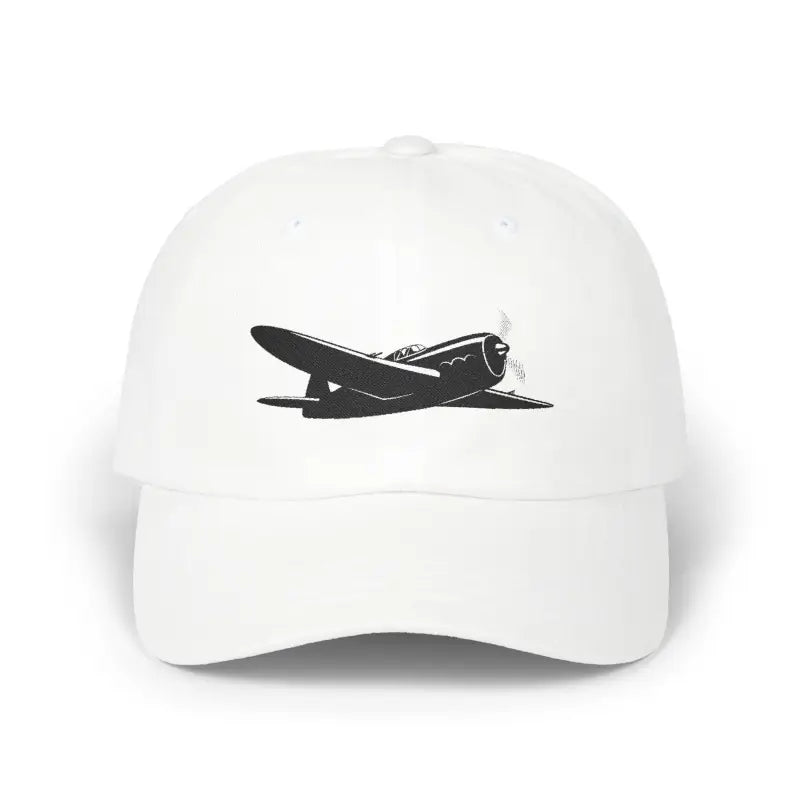 P-47 WWII Warbird Fighter- Black - Hats - Pilot gifts - warbird t-shirt