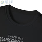 P-47D-10 Thunderbolt — T-shirt - T-Shirt - Pilot gifts - WWII warbird t-shirt