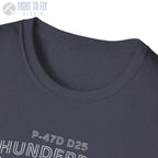 P-47D-25 Thunderbolt — T-shirt - T-Shirt - Pilot gifts - WWII warbird t-shirt