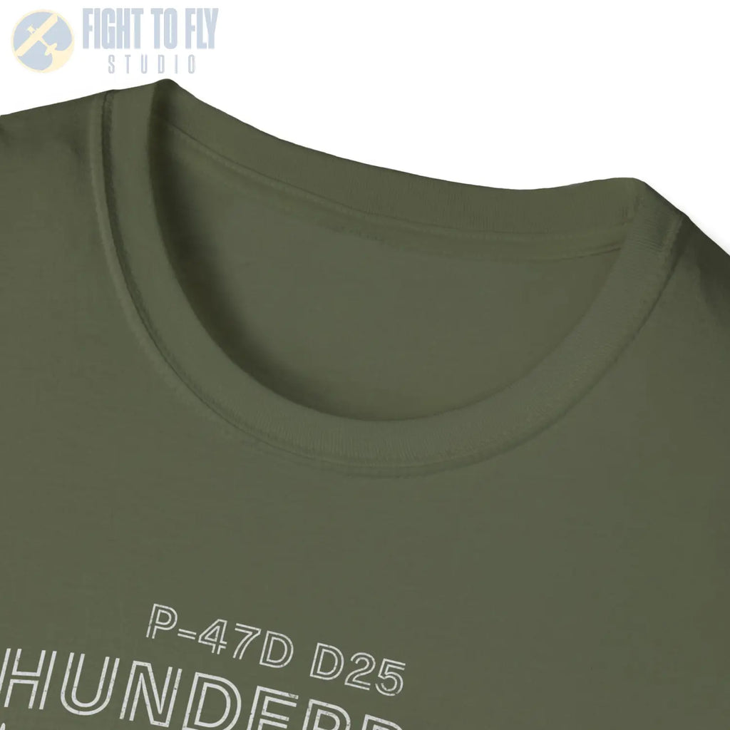P-47D-25 Thunderbolt — T-shirt - T-Shirt - Pilot gifts - WWII warbird t-shirt