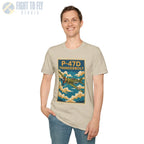 P-47D Premium Full Graphic T-Shirt - Pilot gifts - WWII warbird t-shirt