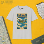 P-47D Premium Full Graphic T-Shirt - Pilot gifts - WWII warbird t-shirt