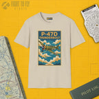 P-47D Premium Full Graphic T-Shirt - Pilot gifts - WWII warbird t-shirt
