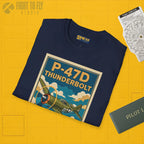 P-47D Premium Full Graphic T-Shirt - Pilot gifts - WWII warbird t-shirt