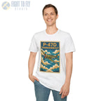 P-47D Premium Full Graphic T-Shirt - Pilot gifts - WWII warbird t-shirt
