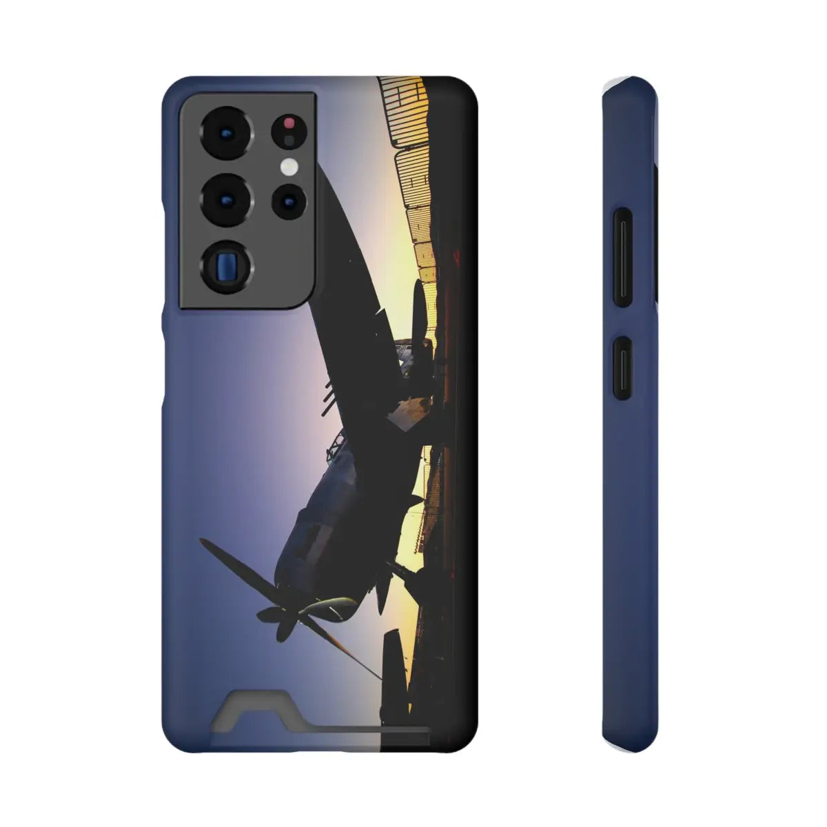 P-47D Thunderbolt - Aviation Phone Case with Card Holder - Stylish & Functional Airplane Design for Travelers - Gifts