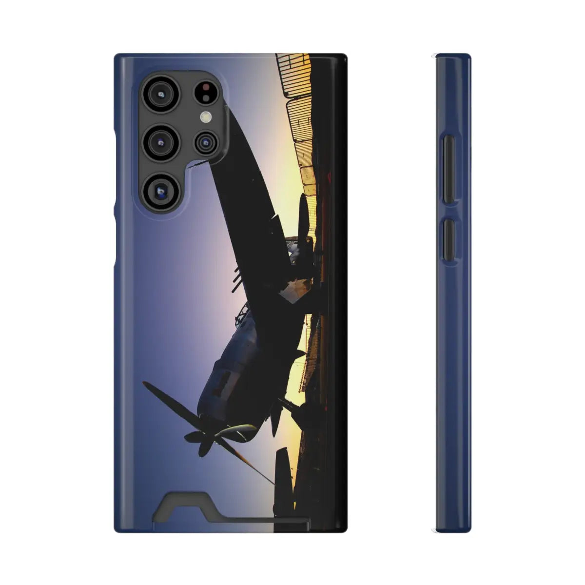 P-47D Thunderbolt - Aviation Phone Case with Card Holder - Stylish & Functional Airplane Design for Travelers - Gifts