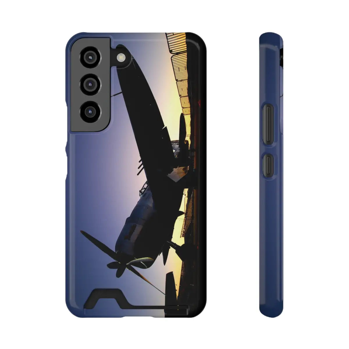 P-47D Thunderbolt - Aviation Phone Case with Card Holder - Stylish & Functional Airplane Design for Travelers - Gifts