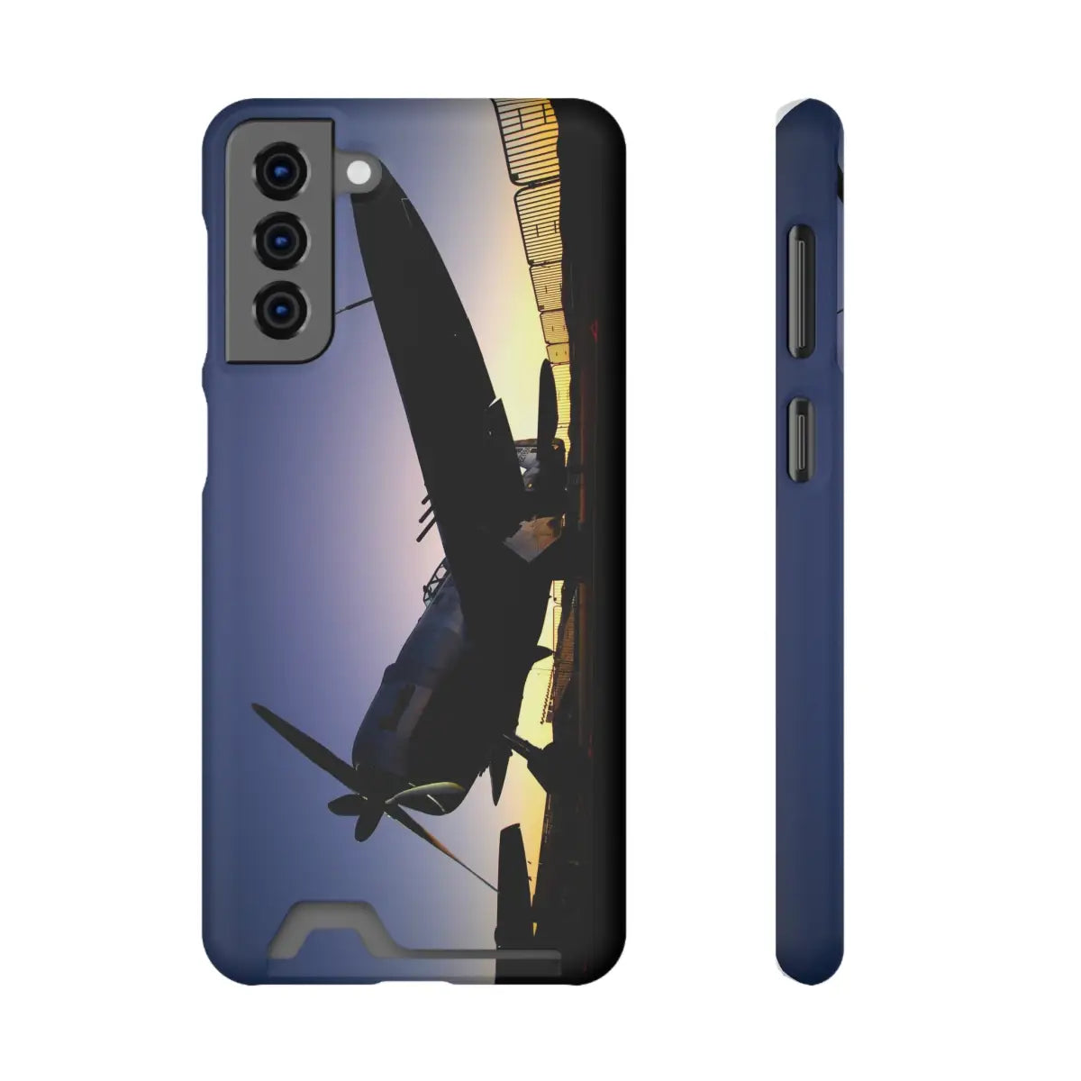 P-47D Thunderbolt - Aviation Phone Case with Card Holder - Stylish & Functional Airplane Design for Travelers - Gifts