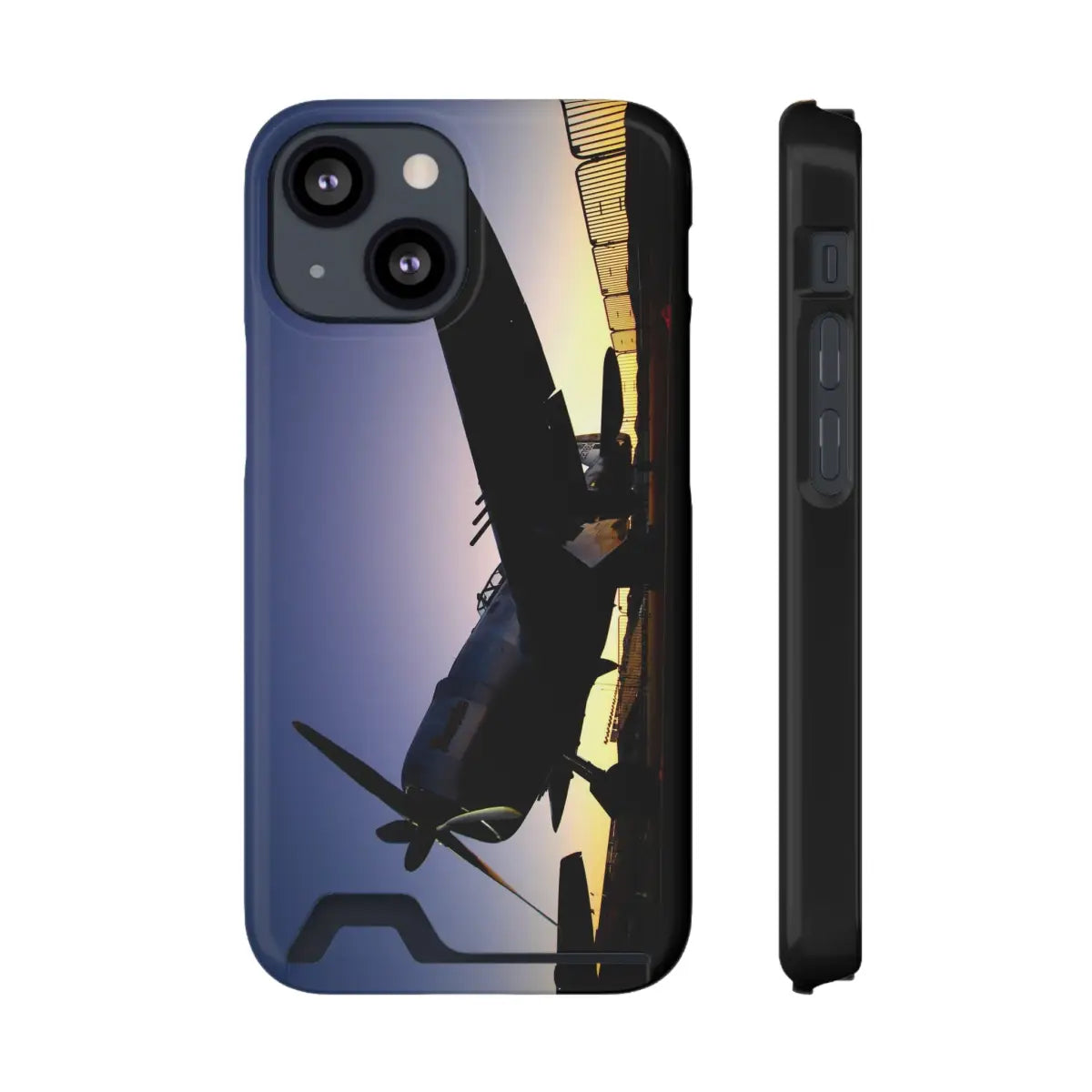 P-47D Thunderbolt - Aviation Phone Case with Card Holder - Stylish & Functional Airplane Design for Travelers - Gifts