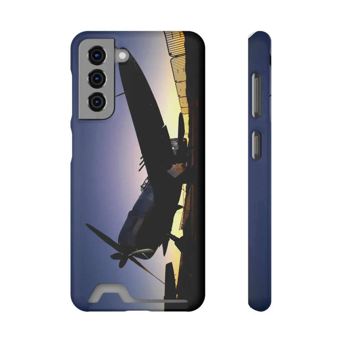 P-47D Thunderbolt - Aviation Phone Case with Card Holder - Stylish & Functional Airplane Design for Travelers - Gifts