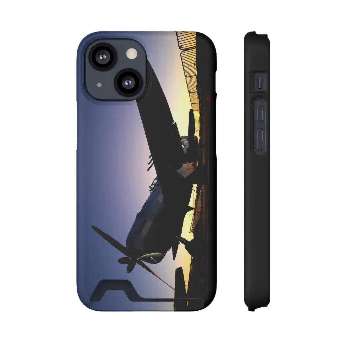 P-47D Thunderbolt - Aviation Phone Case with Card Holder - Stylish & Functional Airplane Design for Travelers - Gifts