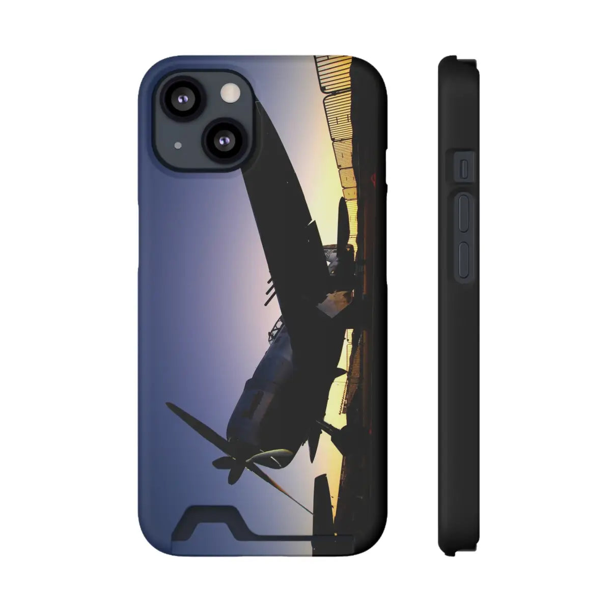 P-47D Thunderbolt - Aviation Phone Case with Card Holder - Stylish & Functional Airplane Design for Travelers - Gifts