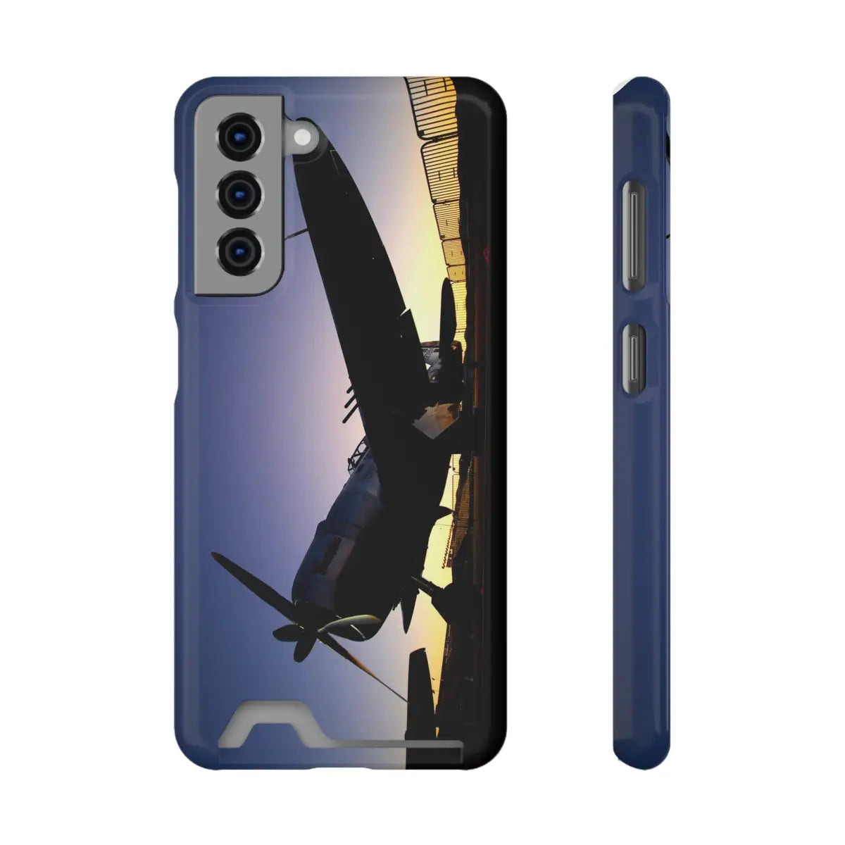 P-47D Thunderbolt - Aviation Phone Case with Card Holder - Stylish & Functional Airplane Design for Travelers - Gifts
