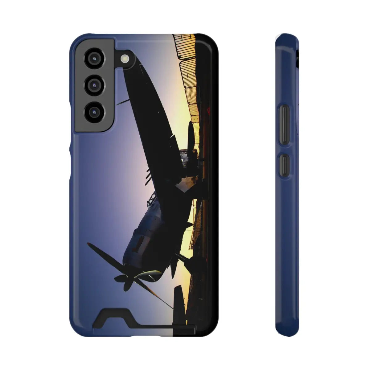P-47D Thunderbolt - Aviation Phone Case with Card Holder - Stylish & Functional Airplane Design for Travelers - Gifts