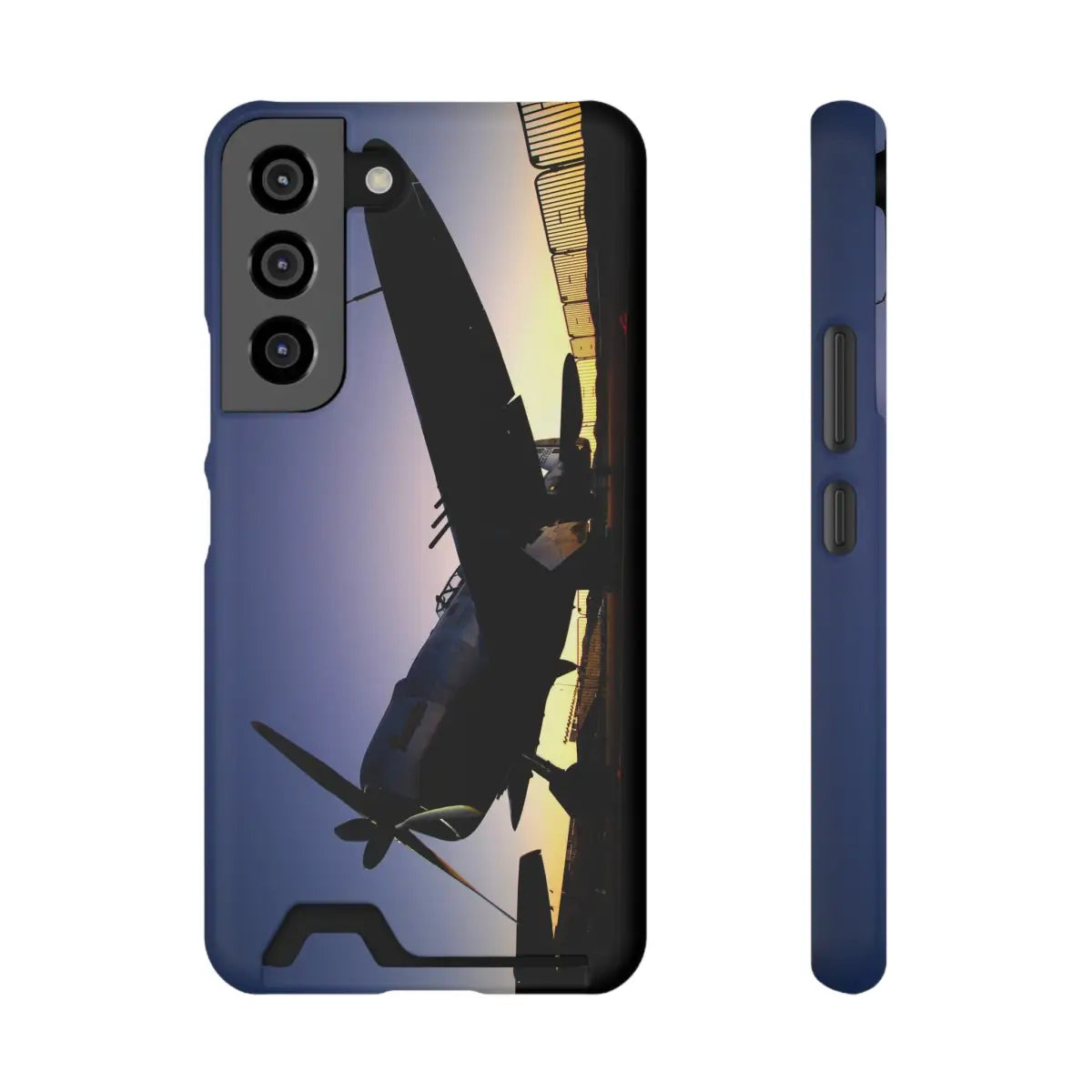 P-47D Thunderbolt - Aviation Phone Case with Card Holder - Stylish & Functional Airplane Design for Travelers - Gifts