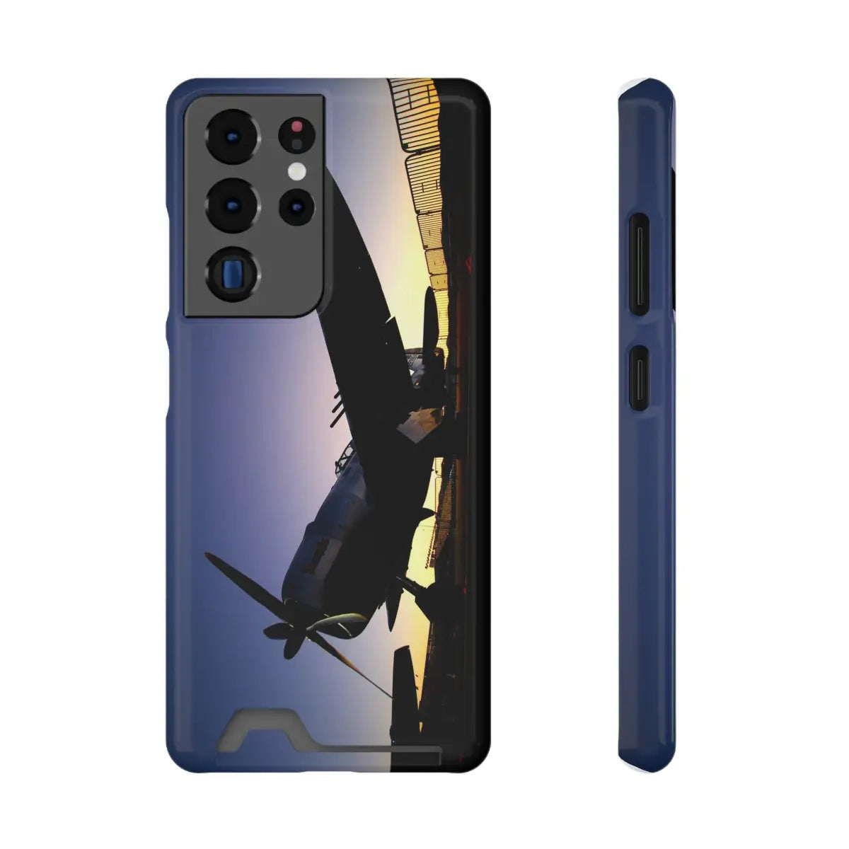 P-47D Thunderbolt - Aviation Phone Case with Card Holder - Stylish & Functional Airplane Design for Travelers - Gifts