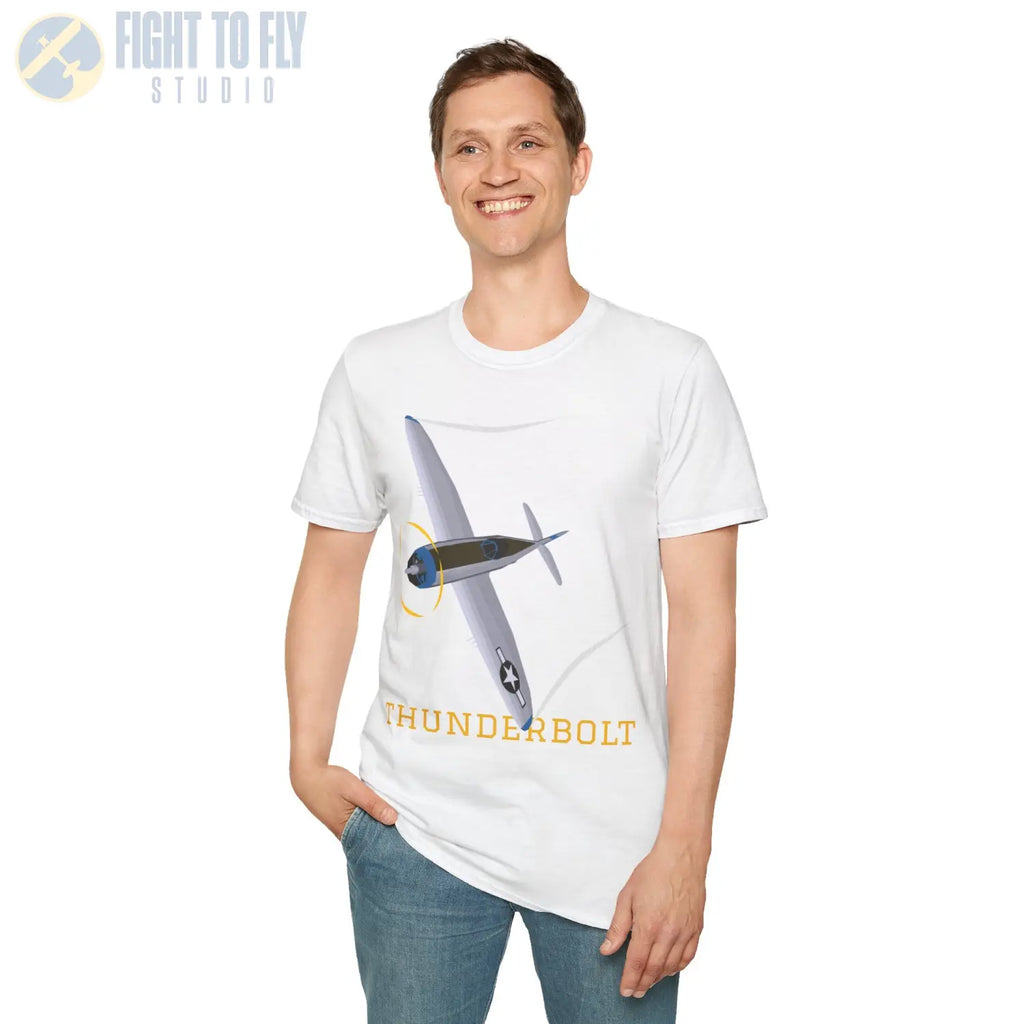 P-47D Thunderbolt (Bubble Canopy) Premium T-Shirt - Pilot gifts - WWII warbird t-shirt
