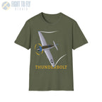 P-47D Thunderbolt (Bubble Canopy) Premium T-Shirt - Pilot gifts - WWII warbird t-shirt
