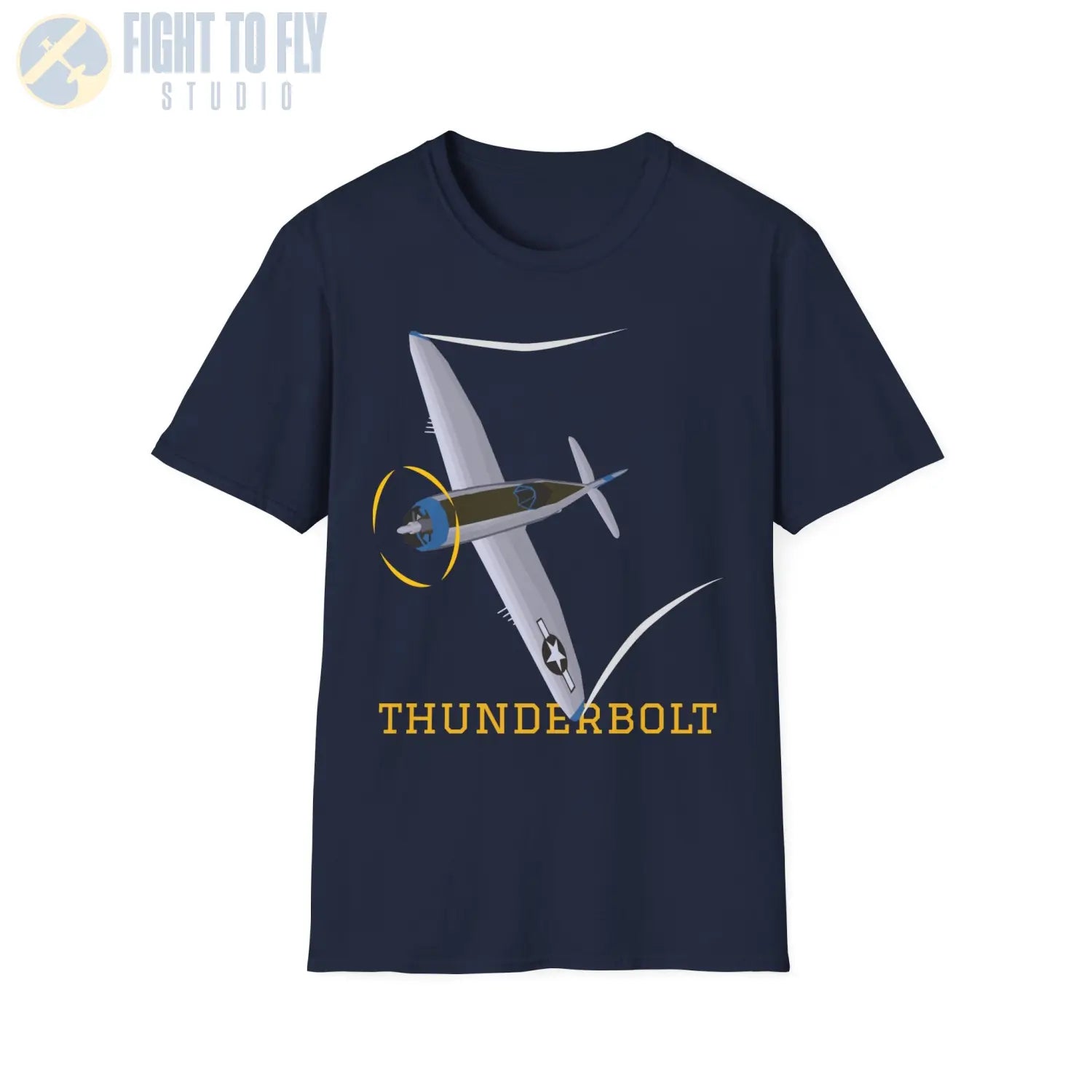 P-47D Thunderbolt (Bubble Canopy) Premium T-Shirt - Pilot gifts - WWII warbird t-shirt