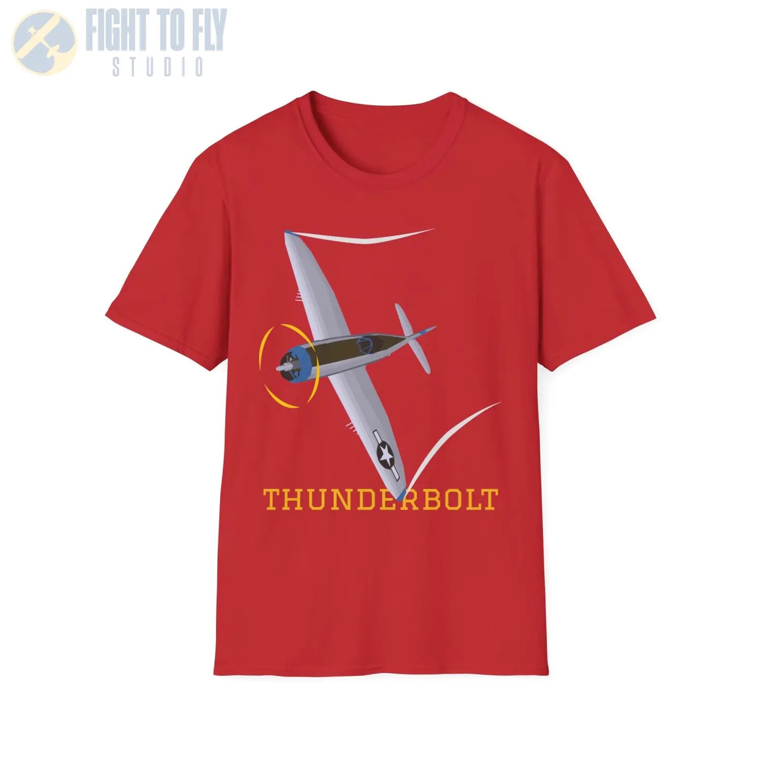 P-47D Thunderbolt (Bubble Canopy) Premium T-Shirt - Pilot gifts - WWII warbird t-shirt