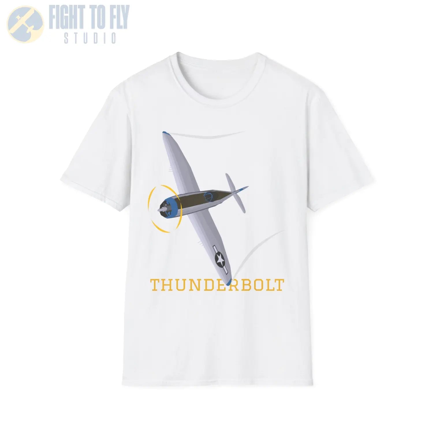 P-47D Thunderbolt (Bubble Canopy) Premium T-Shirt - Pilot gifts - WWII warbird t-shirt