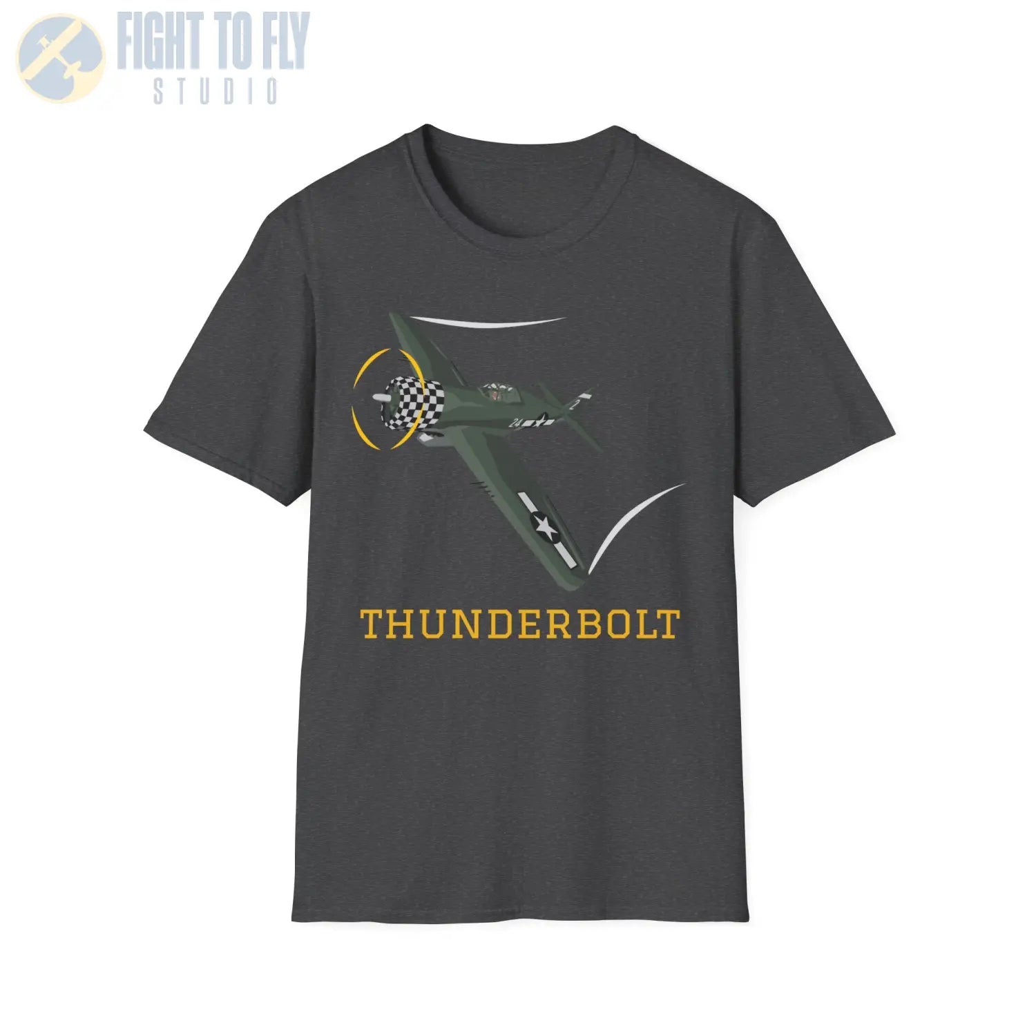 P-47D Thunderbolt (Razorback) Premium T-Shirt - Pilot gifts - WWII warbird t-shirt