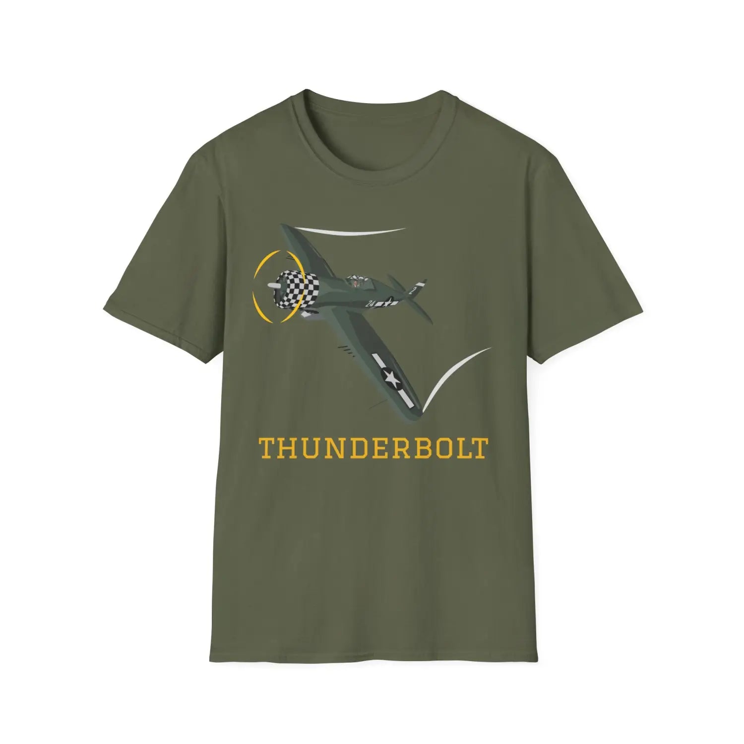 P-47D Thunderbolt (Razorback) Premium T-Shirt - Pilot gifts - WWII warbird t-shirt