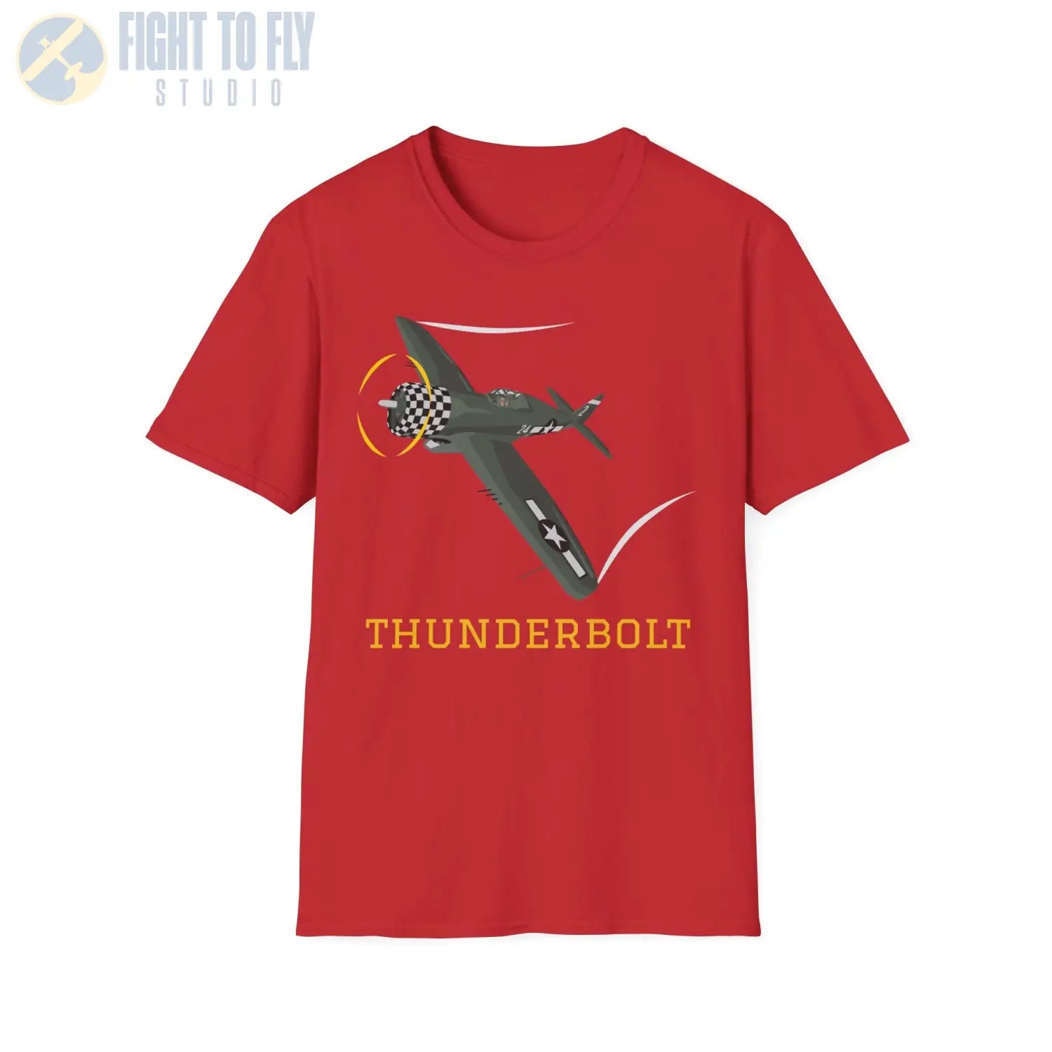 P-47D Thunderbolt (Razorback) Premium T-Shirt - Pilot gifts - WWII warbird t-shirt