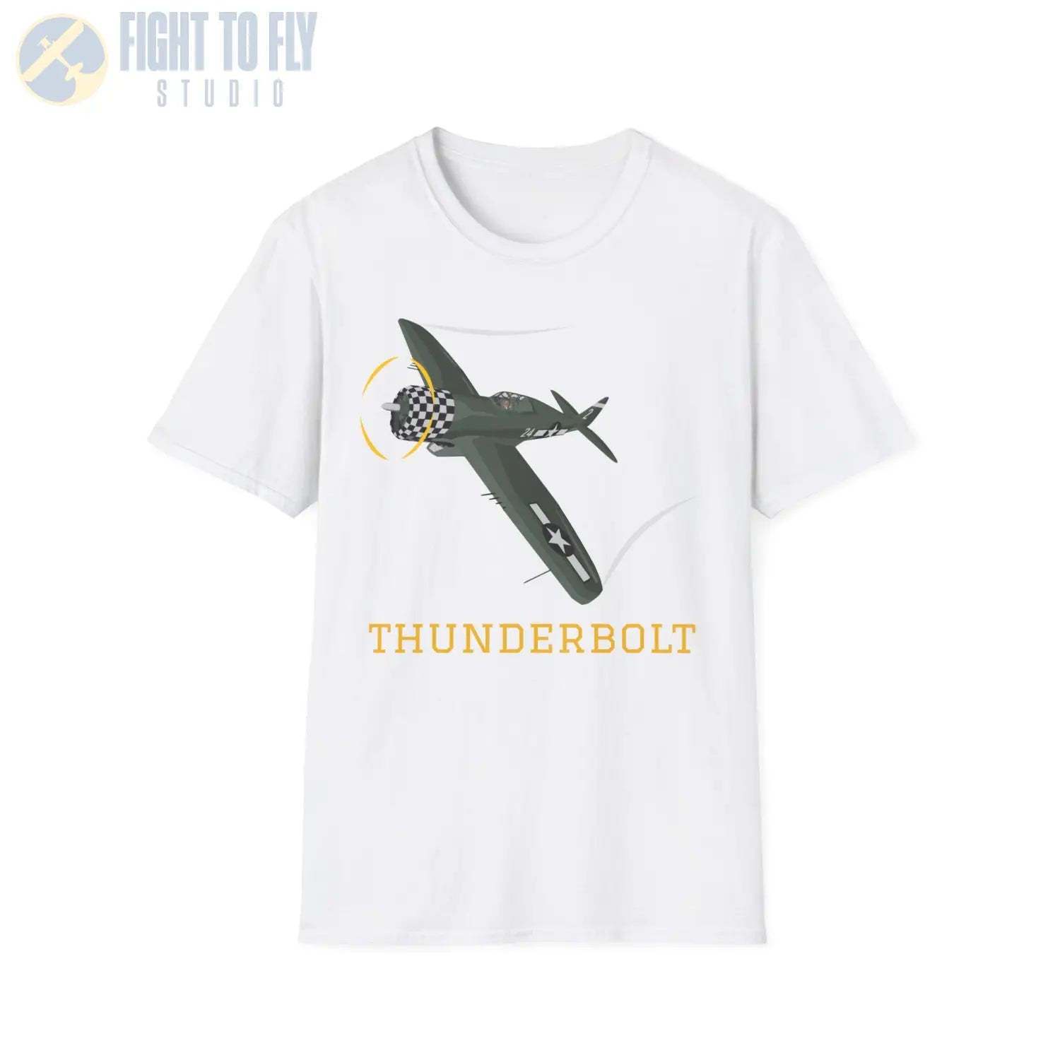 P-47D Thunderbolt (Razorback) Premium T-Shirt - Pilot gifts - WWII warbird t-shirt