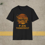 P-47D Thunderbolt “Retro Heritage” WWII T-Shirt - Pilot gifts - warbird t-shirt