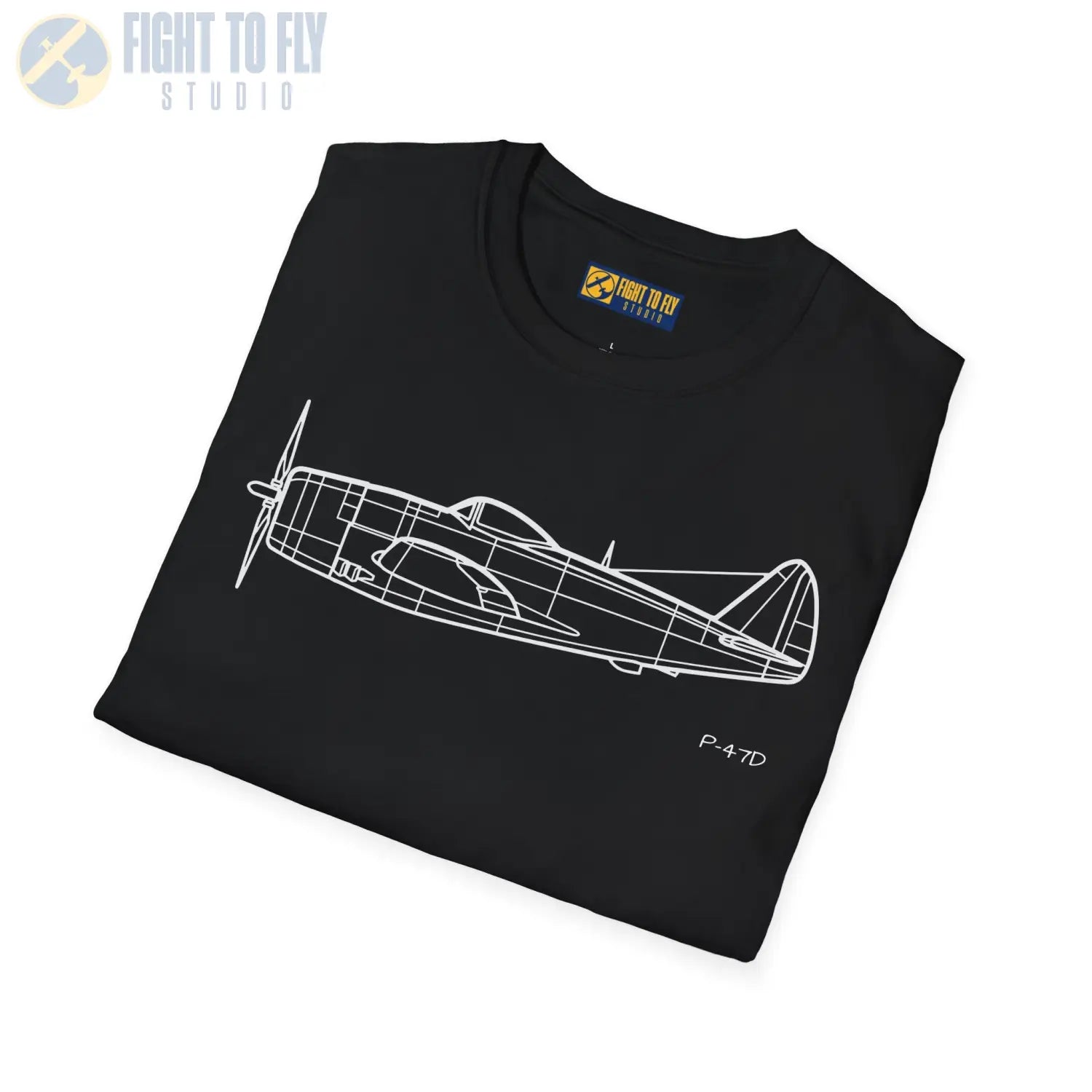 P-47D Thunderbolt T-Shirt - Pilot gifts - WWII warbird t-shirt