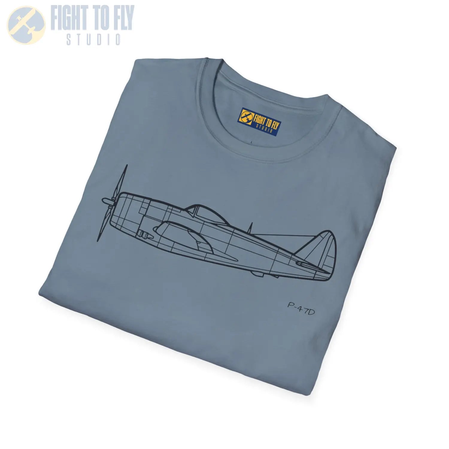 P-47D Thunderbolt T-Shirt - Pilot gifts - WWII warbird t-shirt