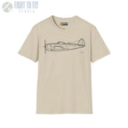 P-47D Thunderbolt T-Shirt - Pilot gifts - WWII warbird t-shirt