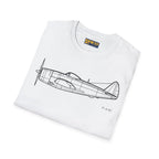 P-47D Thunderbolt T-Shirt - Pilot gifts - WWII warbird t-shirt