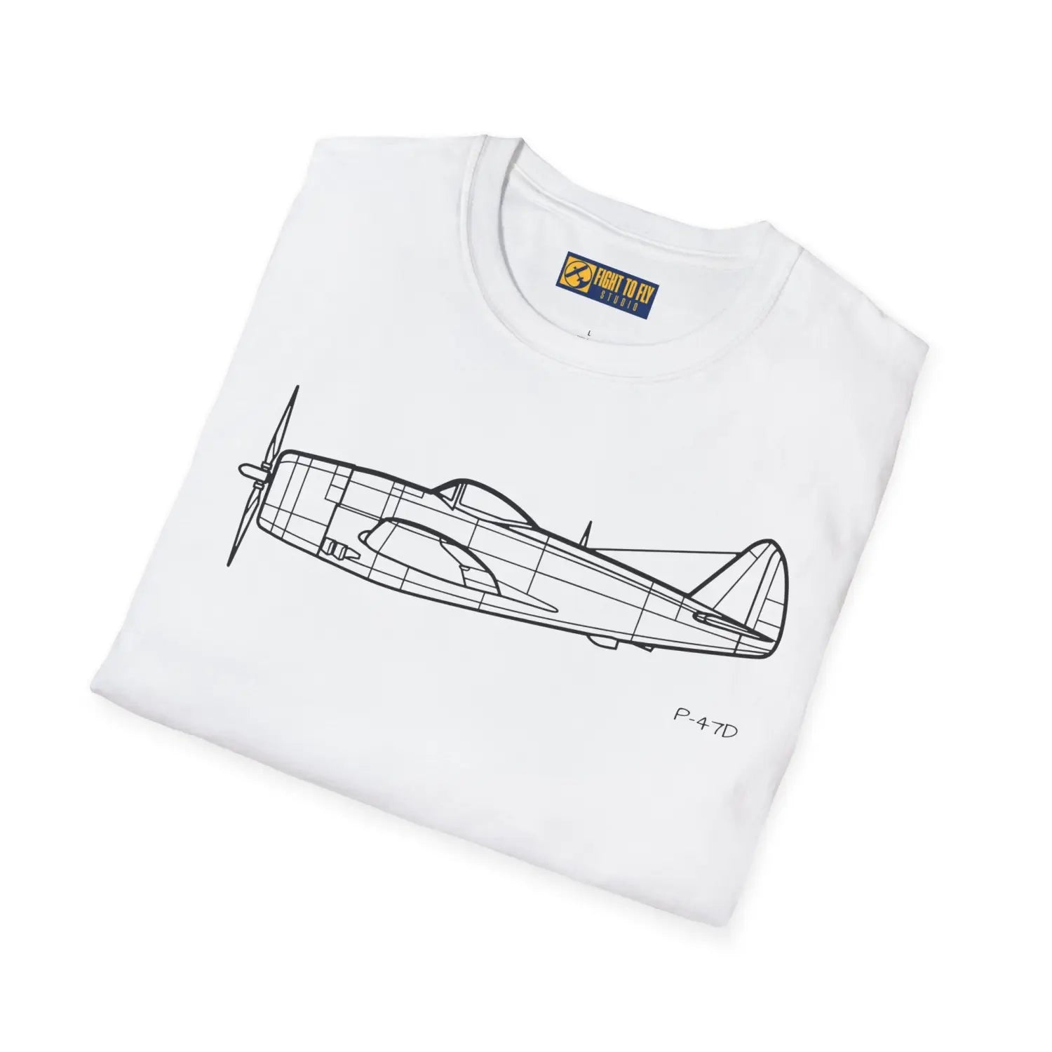 P-47D Thunderbolt T-Shirt - Pilot gifts - WWII warbird t-shirt