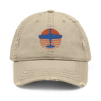 P-51 Mustang Distressed Hat (Embroidery) - Hats - Pilot gifts - WWII warbird t-shirt