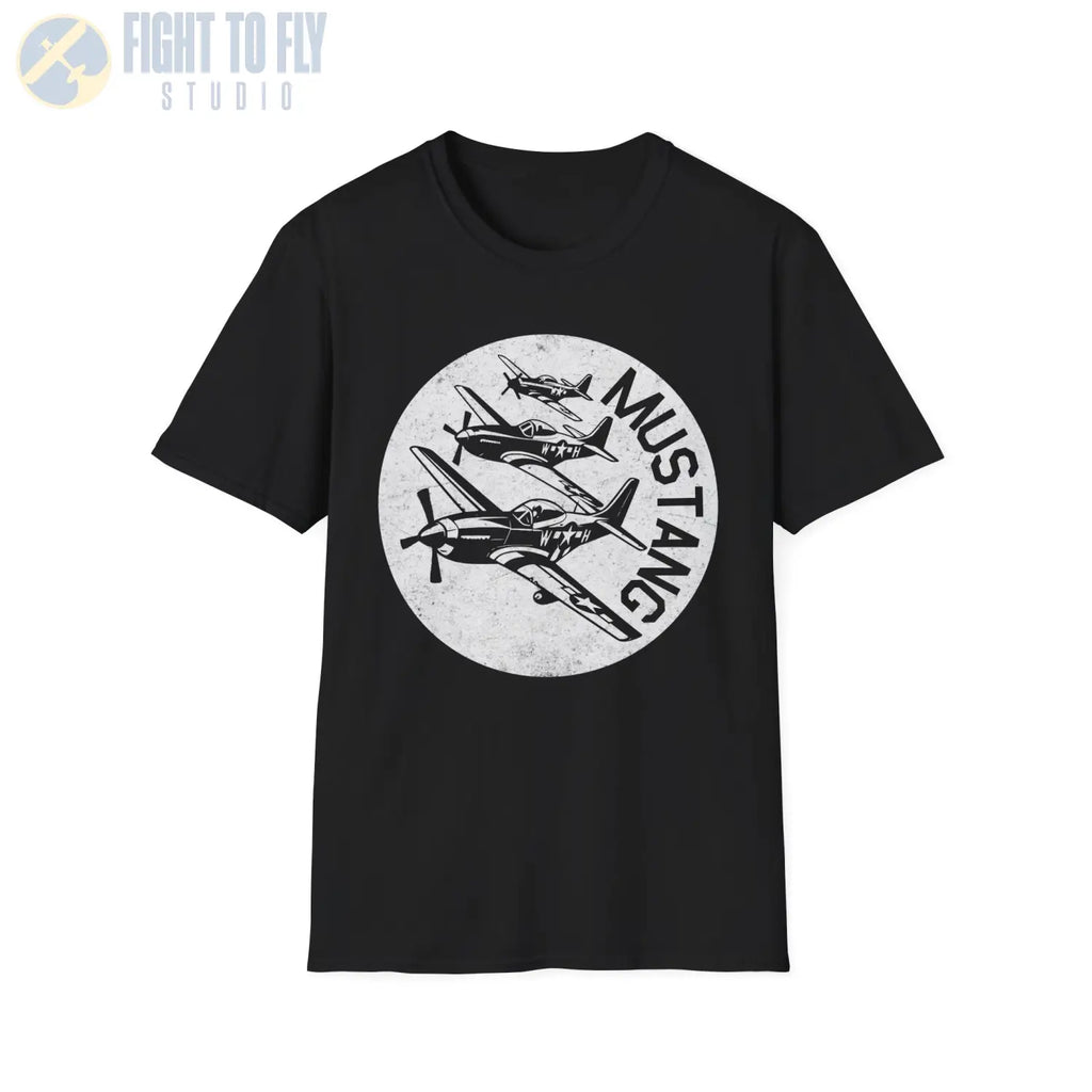 P-51 Mustang “Fighter Escort” WWII T-Shirt - Pilot gifts - warbird t-shirt
