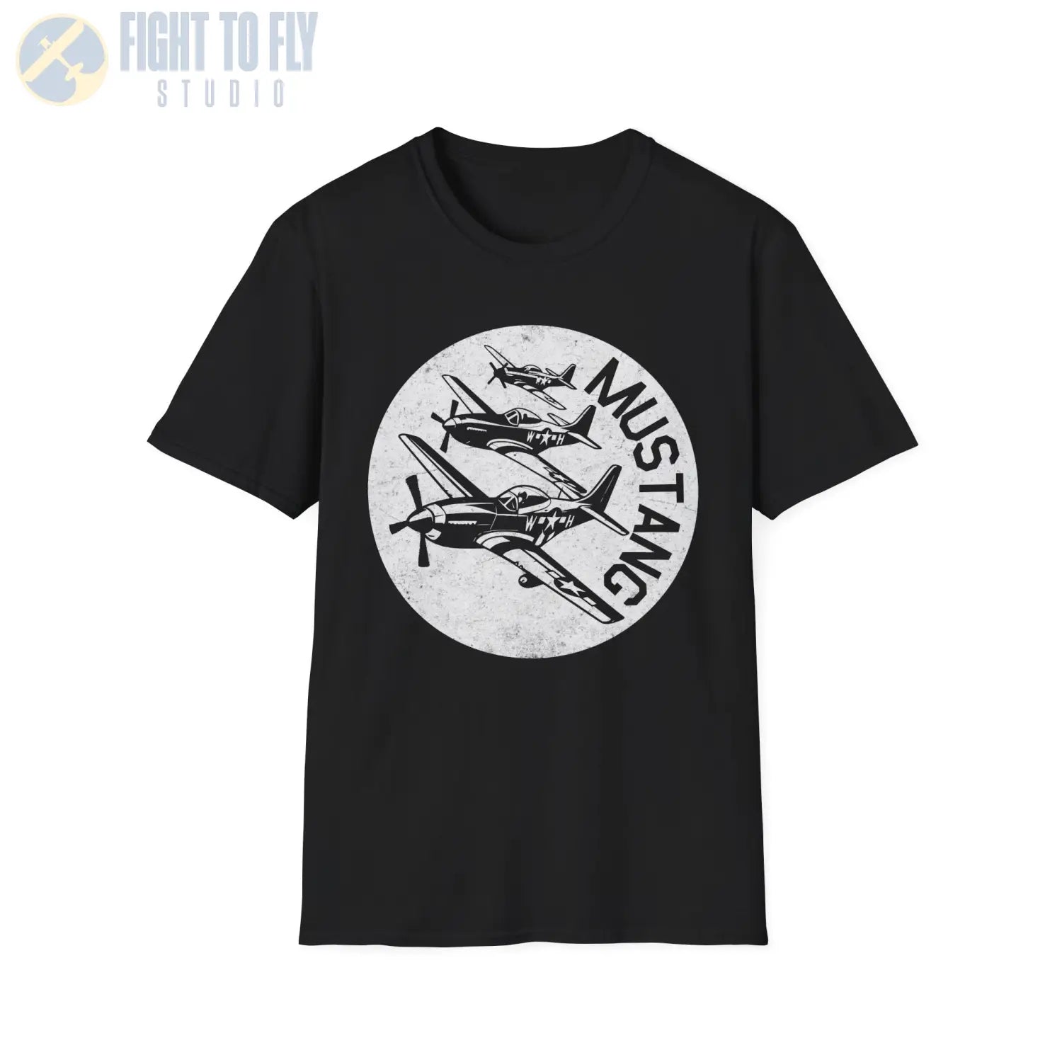 P-51 Mustang “Fighter Escort” WWII T-Shirt - Pilot gifts - warbird t-shirt