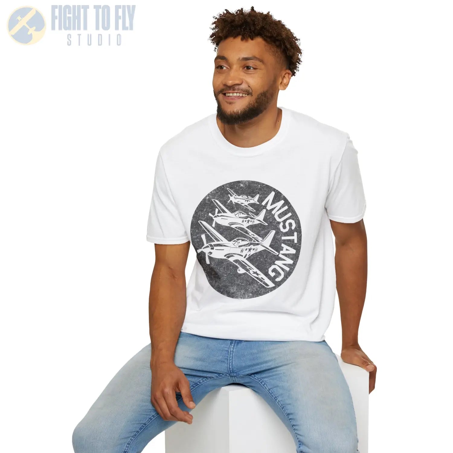 P-51 Mustang “Fighter Escort” WWII T-Shirt - Pilot gifts - warbird t-shirt