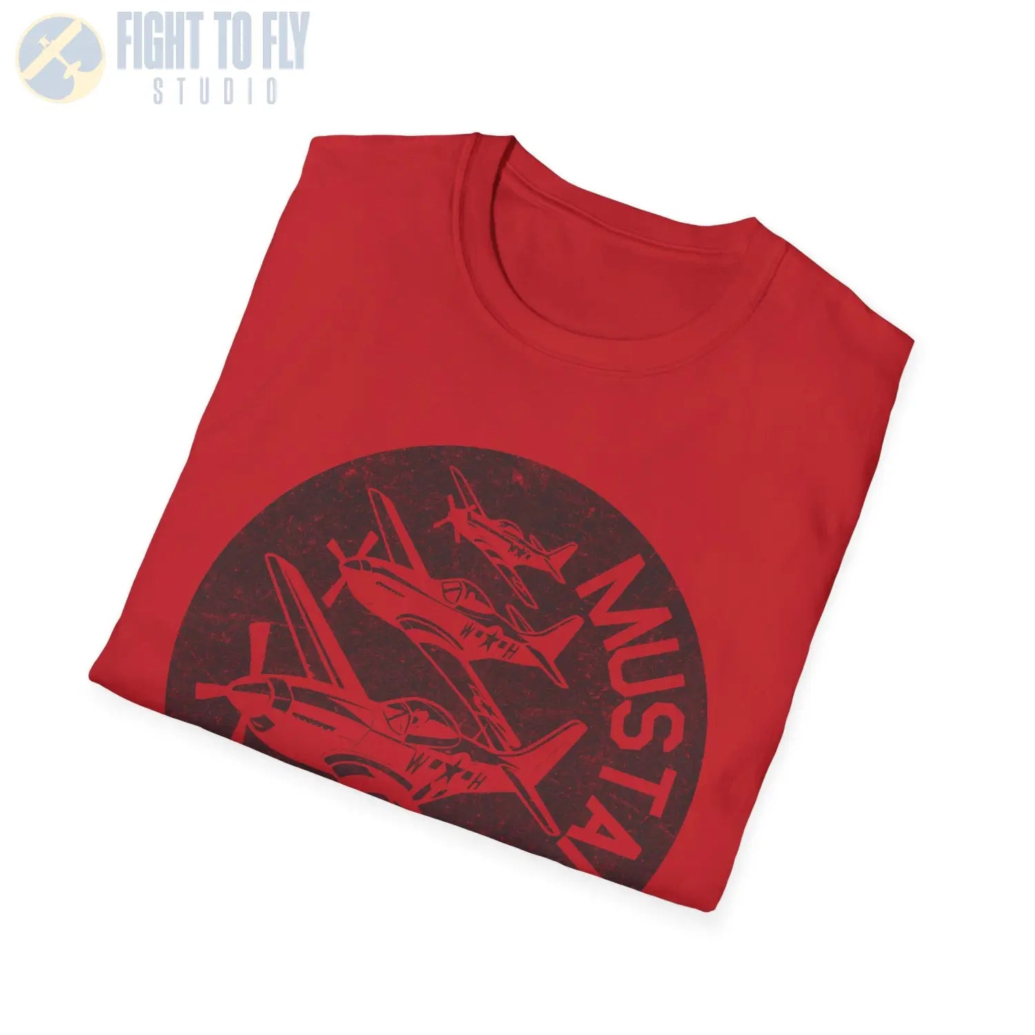 P-51 Mustang “Fighter Escort” WWII T-Shirt - Pilot gifts - warbird t-shirt