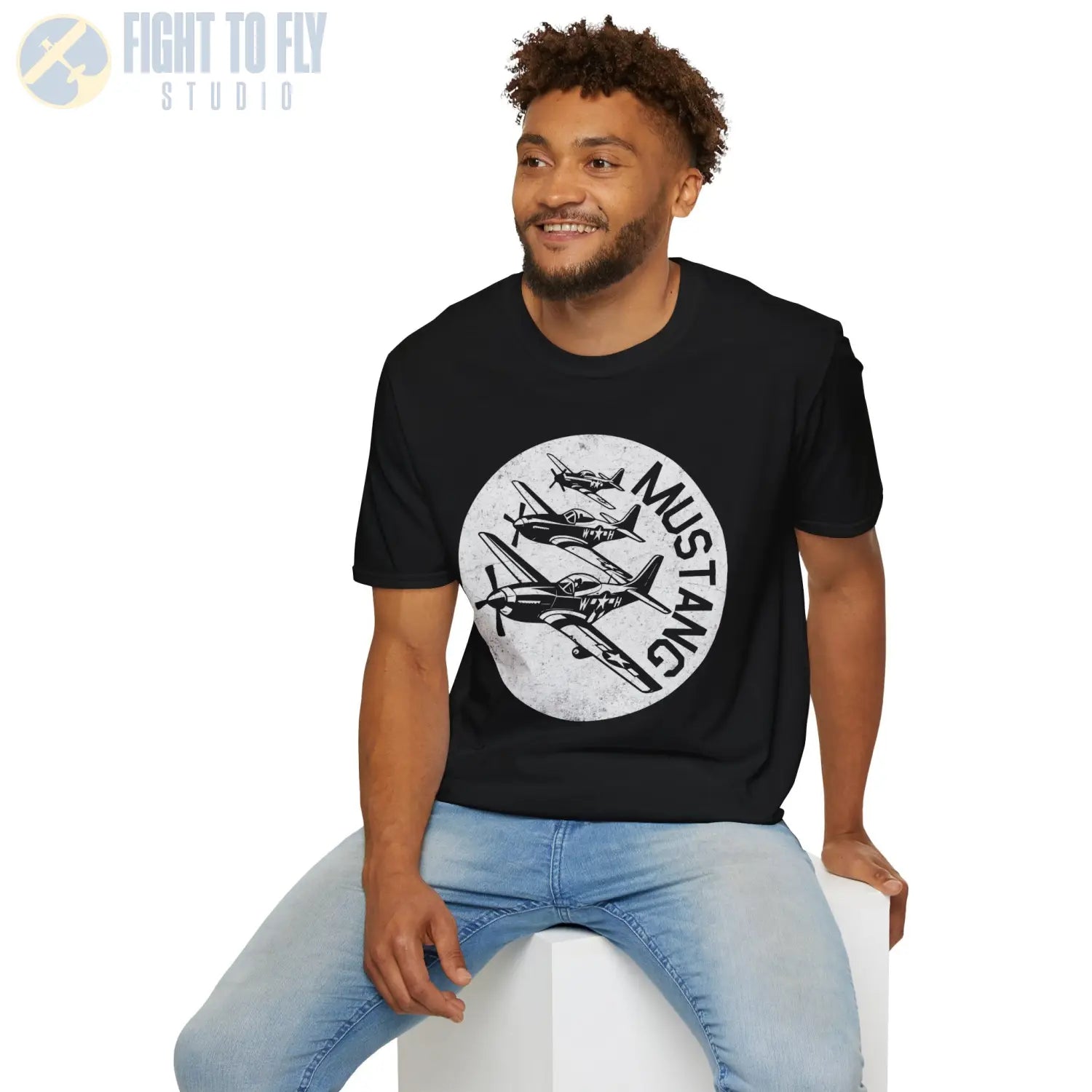 P-51 Mustang “Fighter Escort” WWII T-Shirt - Pilot gifts - warbird t-shirt